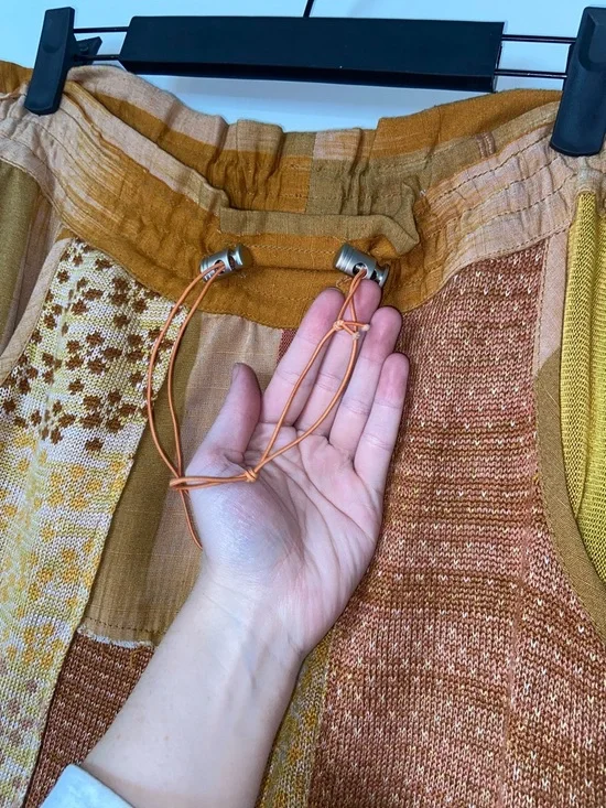 Free People Camille Patchwork Pants - Picture 5 of 7